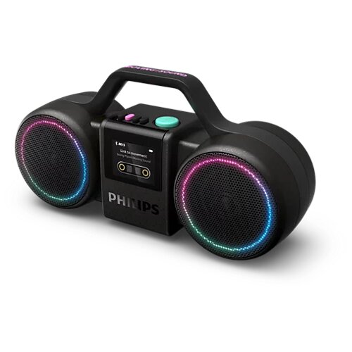 Philips The Roller TAMS60 bežični zvučnik, 60 W RMS, Bluetooth 6.0, IP67, crni Slike