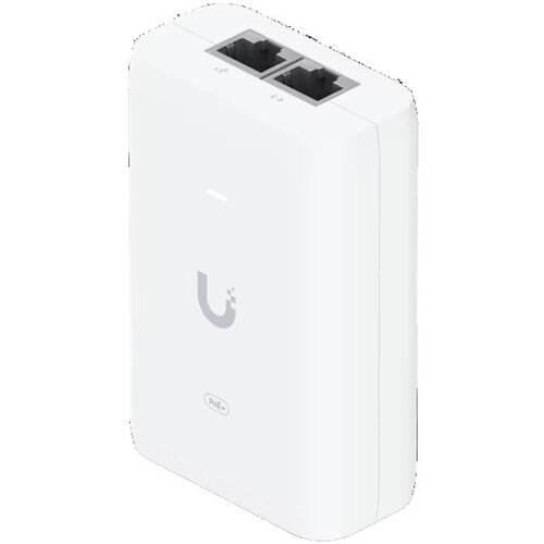 Ubiquiti U-POE+ adapter 30W, powers UniFi PoE+ devices, reduce dependency on PoE switch power, Contains RJ45 data input, AC cable with eart Cene