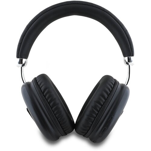 Guess Brezžične slu&amp;scaron;alke Bluetooth 5.3 IPX4 Saffiano učinek Nastavljiv naglavni trak, Črna, (5000073496) Slike