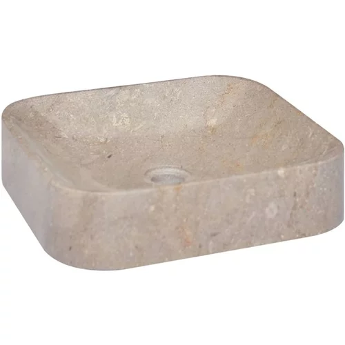  Umivalnik siv 40x40x10 cm marmor