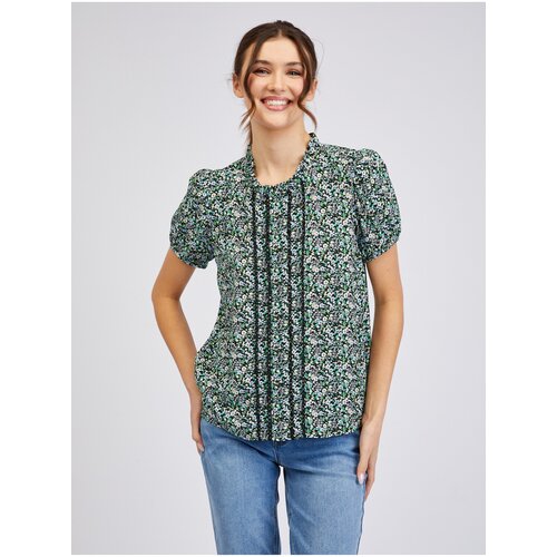Orsay Green Ladies Patterned Blouse - Women Slike