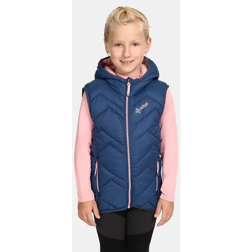 Kilpi Children's insulated vest TOMM-JG Dark blue