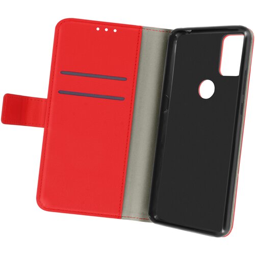 AVIZAR alcatel 3X 2020 folio case video podpora in držalo za kartico - rdeca, (20719015) Cene