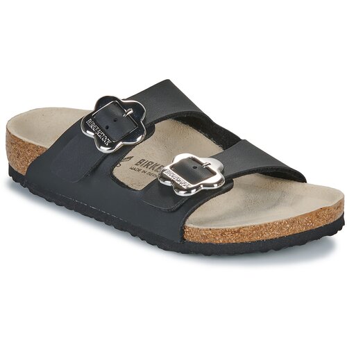 Birkenstock Natikači Arizona Kids Flower Buckle BF Black Črna Slike