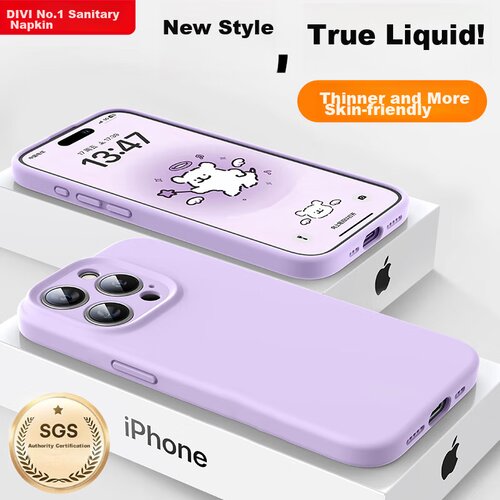  Divi Maska za mobilni telefon iPhone 14 Pro Max, Ljubičasta Cene