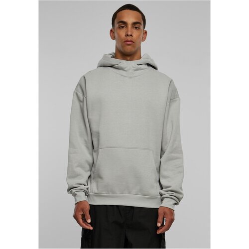 Urban Classics Plus Size High Neck Hoody lightasphalt Slike