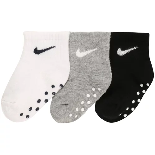 Nike Sportswear Nogavice pegasto siva / črna / bela