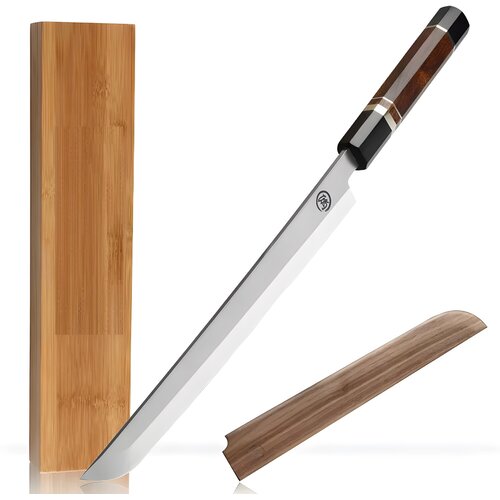 IZMAEL Kuhinjski nož SA-21785 za Sushi - Smeđa / Crna Cijene