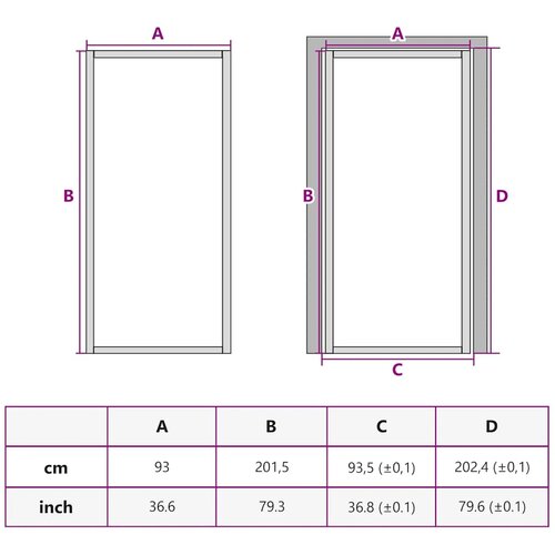  Unutarnja vrata 93 x 201,5 cm crna od mat stakla i aluminija Slike
