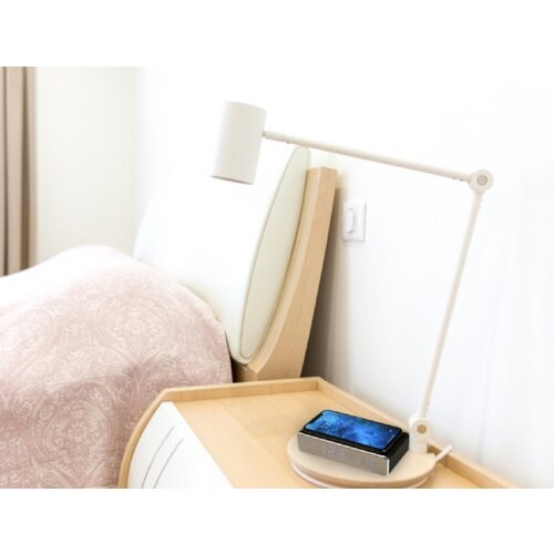 Gembird DAC WPC 01 Digitalni sat + alarm sa bezicnim punjenjem telefona, Black Cene