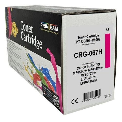  Toner Print-Team Canon CRG-067H Magenta NOVI CHIP Cene