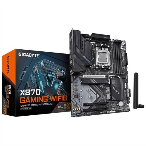 Gigabyte Gigabite matična ploča Am5 Ks870 Gaming Vifi6 4Ksddr5 8200Mhz (Oc), 1Kspciek16 5.0, 2Kspciek16 3.0, 4Kssataiii, 3Ksm.2, Hdmi, 2.5Gbe Cene