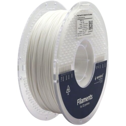 Gembird Filament 3DP-PLA1.75HY-01-W High Speed 1.75mm 1kg White Cene