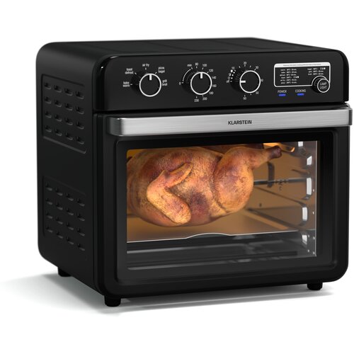 Klarstein Air Glaze air fryer | 2000 W | 34 litrov | panoramsko okno | z dodatnim kompletom pripomočkov Cene