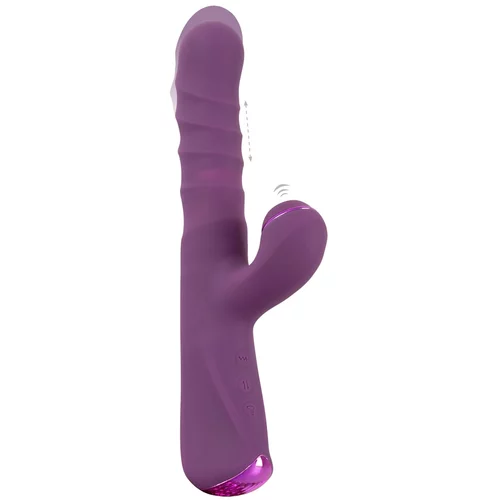 Javida 3 Function Vibration & Thrusting & Thumping Rabbit Vibrator Purple