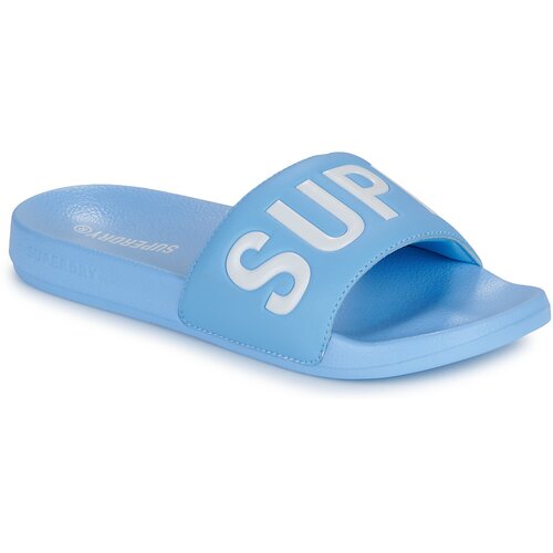 Superdry Natikači Pool Slide Modra Slike