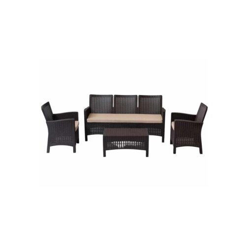  Baštenska garnitura Rattan 3 Brown 9403B Cene