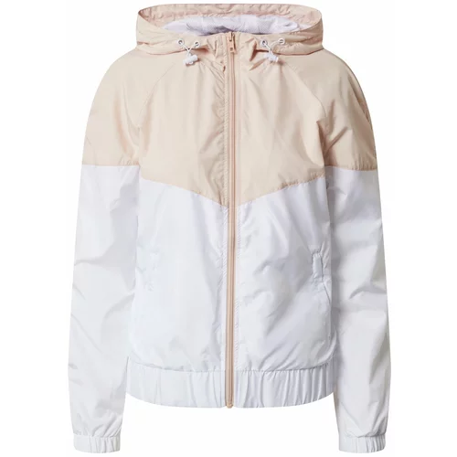 Urban Classics Prehodna jakna puder / bela