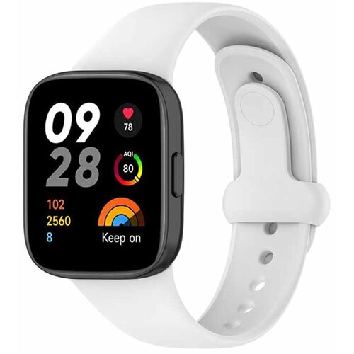 INF Silicone Replacement Strap for Redi watch3 Compatible with Redmi Watch 3 &ndash; Soft Waterproof Band with Pin Buckle White, (5000264351) Cene