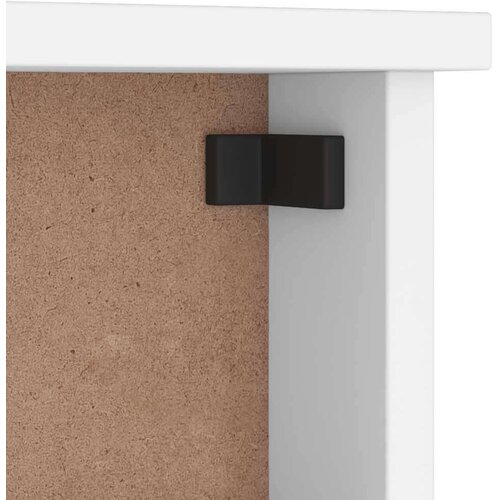 VidaXL Stenski obe&amp;scaron;alnik za pla&amp;scaron;če &amp;quot;SANDNES&amp;quot; bela 45x12x35 cm les bor Slike