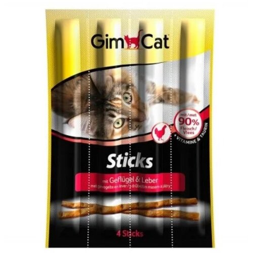 Gimcat cat sticks poultry 4x20g Slike