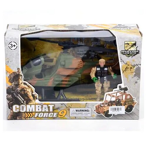 Magic Toys Combat Force 9 Izvidniški helikopter z akcijsko figurico Cene