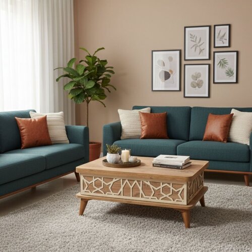 Hanah home Stol za dnevni boravak Ada 90x38x60 cm, Smeđa Slike