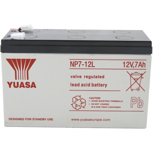 Yuasa Svinčev akumulator 12 V 7 Ah NP7-12 L YUANP7-12L svinčevo-koprenast (AGM) 151 x 98 x 65 mm plo&scaron;čati vtič 6.35 mm, (20438335) Cene