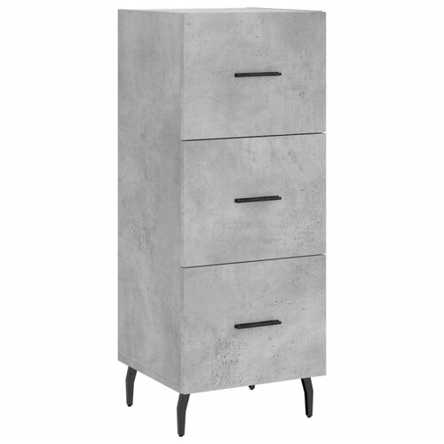 Maison Chic Komoda - Predalnik betonsko siva 34,5x34x90 cm inženirski les, (21718306) Cene