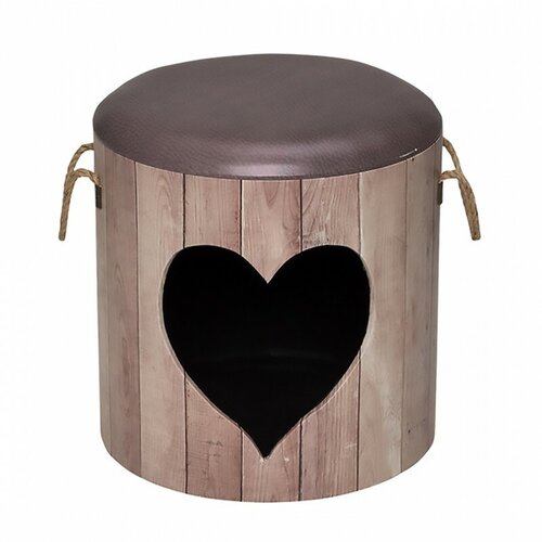 D&D heart kućica ležaljka, m, 35 x 34 cm, braon Slike