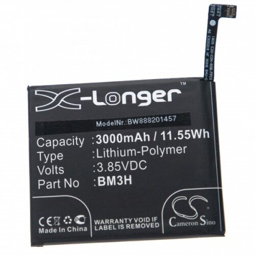 VHBW Baterija za Xiaomi Mi Play / BM3H, 3000 mAh Slike