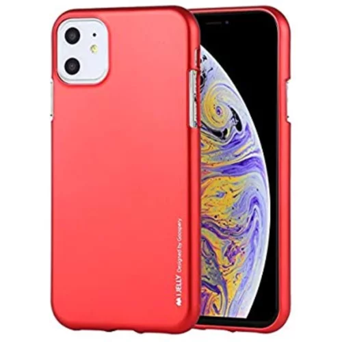 Mobiline mercury i-jelly case rdeči za apple iphone 11 pro (5.8")