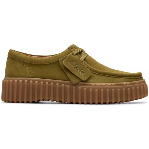 Clarks Čevlji Derby Torhill Bee Zelena Cene