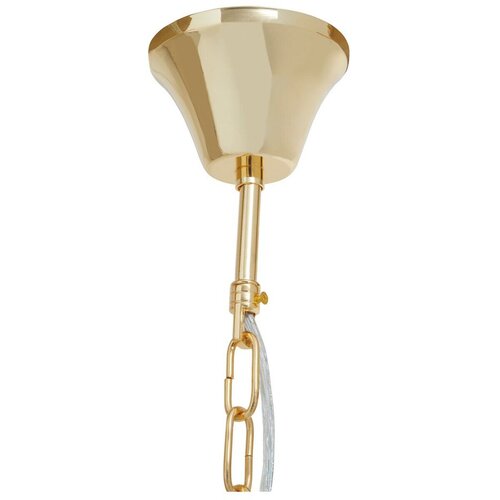 Premier Housewares Metalna viseća svjetiljka u zlatnoj boji Glamour &amp;ndash; Slike