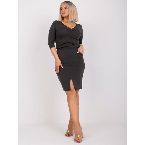 RELEVANCE Dress-RV-SK-7825.41-dark khaki Cene