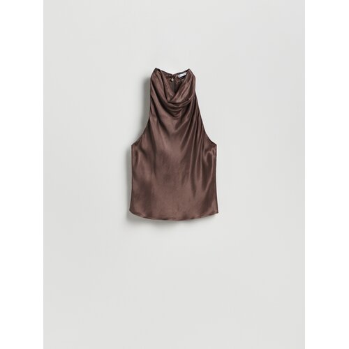 Reserved Halter top - tamnosmeđe Cene