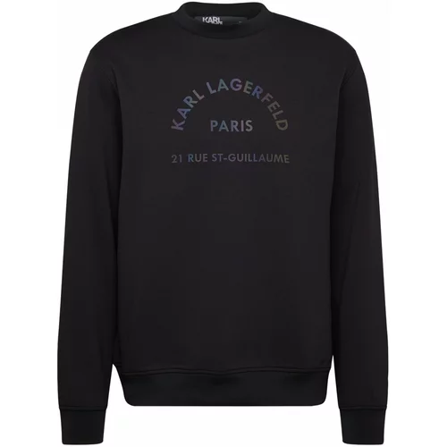Karl Lagerfeld Sweater majica pastelno plava / moka smeđa / svijetloljubičasta / crna
