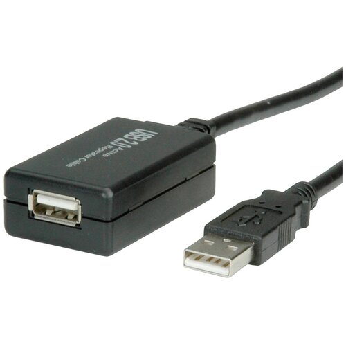 Value USB 2.0 podalj&scaron;ek\, aktiven\, z repetitorjem\, črn\, 12 m KVM podalj&scaron;ek 12.00 m črna, (20428576) Cene