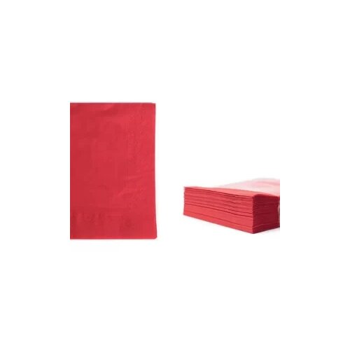 2ply salveta – crvena boja – (38x38cm) – 50/1 Cijene