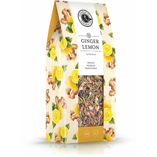 SCHARGO TEA Biljna mešavina Đumbir i limun krupno sečen čaj 100g Slike