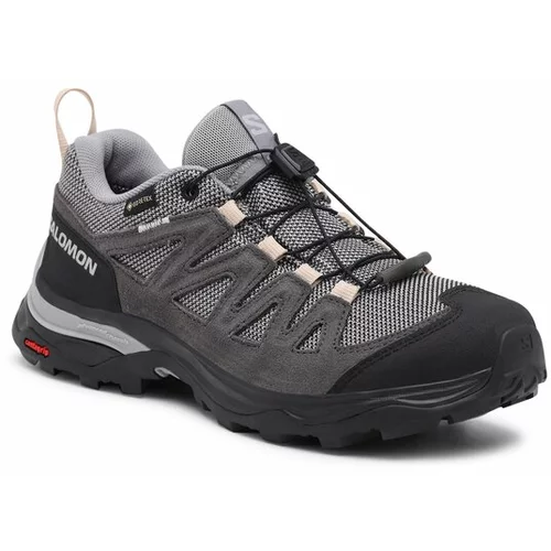 Salomon Trekking čevlji X Ward Leather GORE-TEX L47182400 Črna