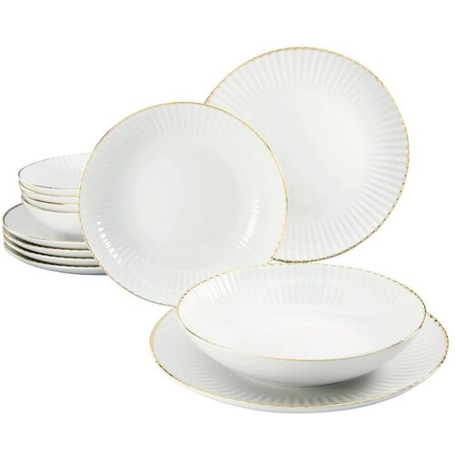 Creatable Jedilni Servis Allgera Goldband, 12-Delni Cene