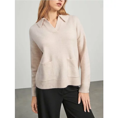 Sinsay ženski džemper od mekanog žerseja 4662F-02X