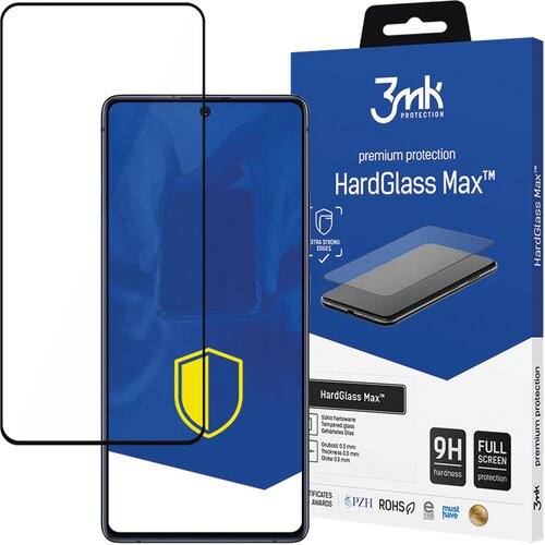 3mk SAMSUNG GALAXY S10 LITE BLACK - HARDGLASS MAX, (22002370) Slike