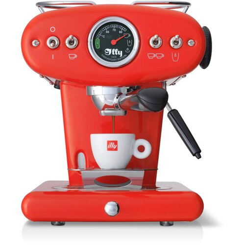 Illy kavni aparat X1 anniversary e.s.e. &amp;amp; ground, rdeč Slike