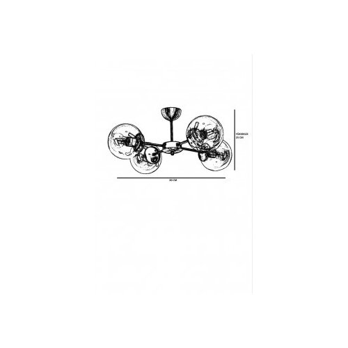 Opviq Venus 4 Lu Fume luster, bakar Slike