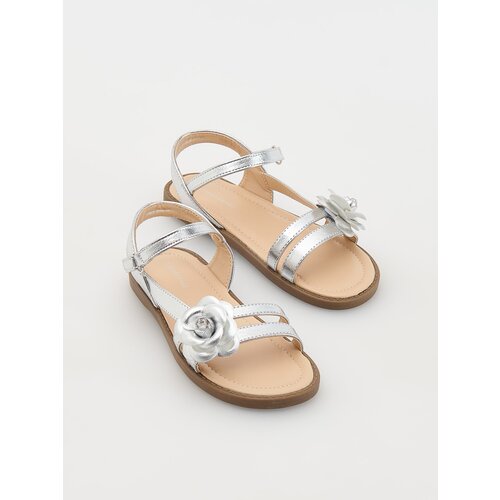 Reserved - Sandale De Bebe - srebrna Slike