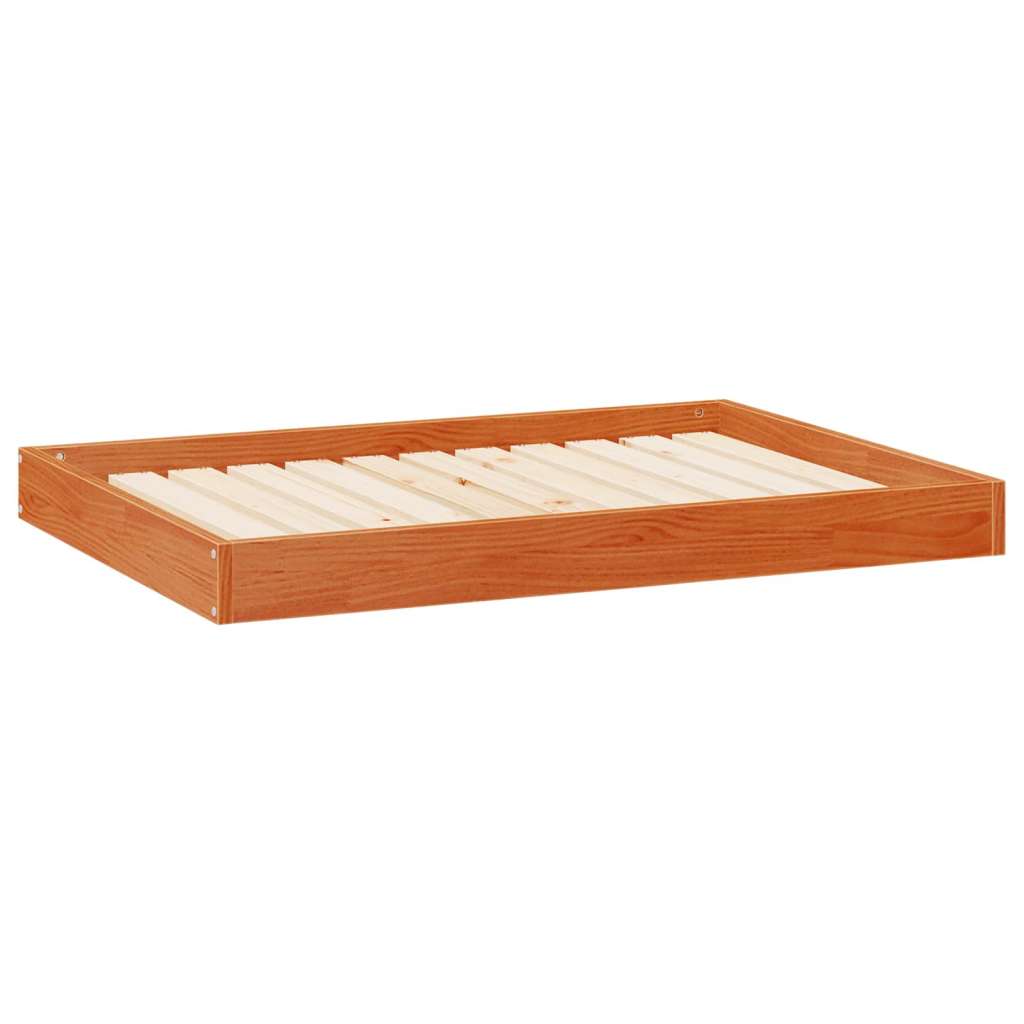  Krevet za psa Vosak smeđa 101 5 x 74 x 9 cm Čvrsto borovo drvo - Vo&amp;scaron;tano smeđa Slike