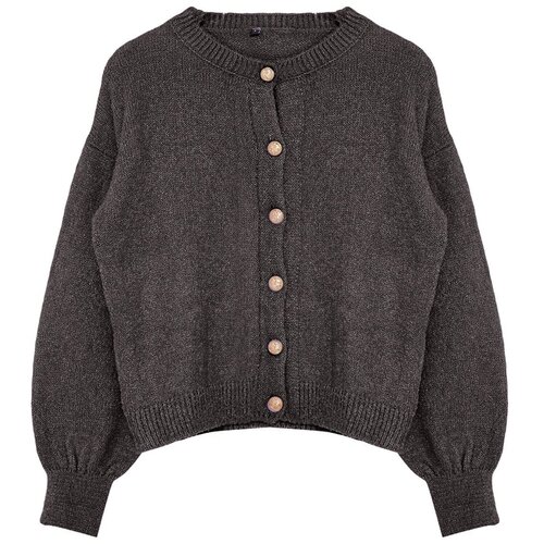 Trendyol Ženski duks Twoaw25Hi00147, antracitno/siva Cene
