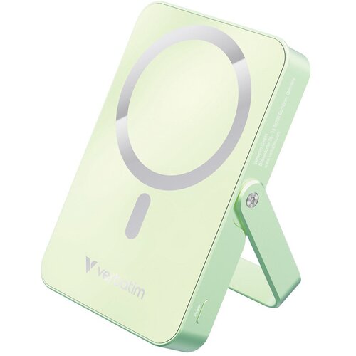 Verbatim Charge 'n' Go Magnetic Wireless Power Bank with stand - 10000 mAh Green Cijene